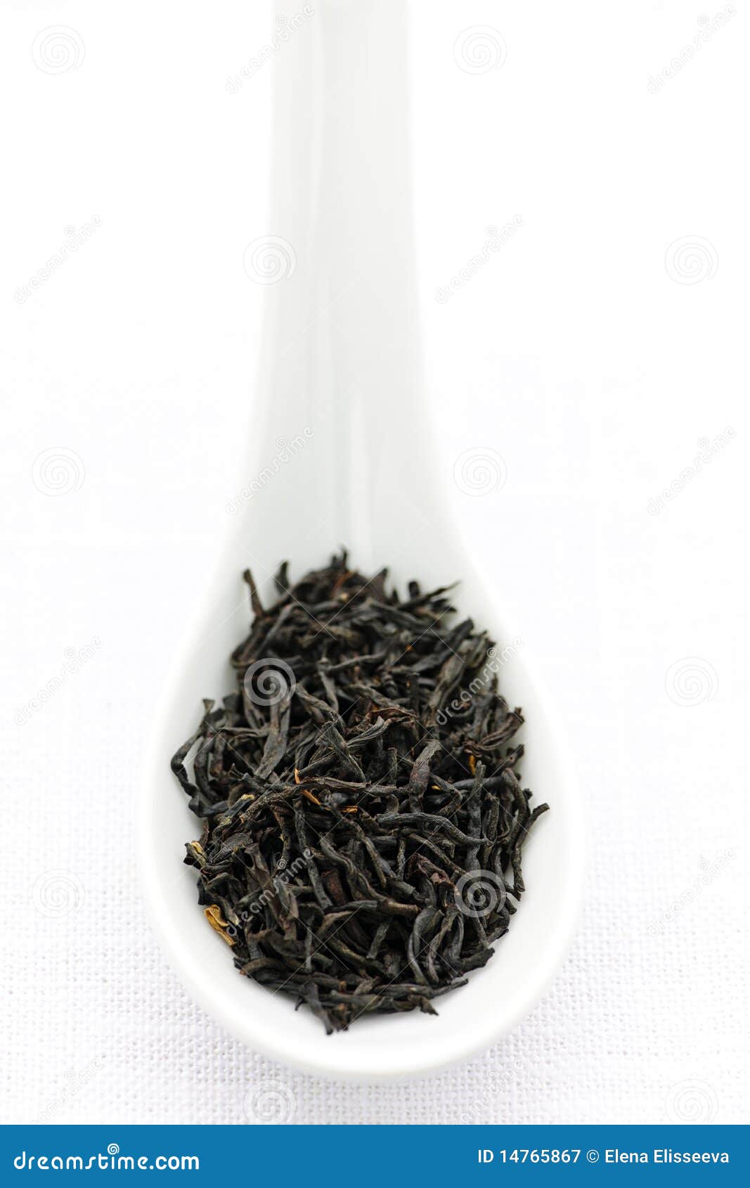 Dry Black Tea Leaves in a Spoon Stock Image Image of beverage, beverages 14765867