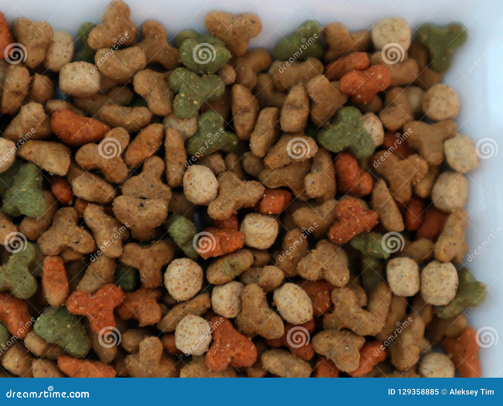 Dry Cat Food. Dry Cat Food. the Texture of Dry Food. Macro. Stock Image