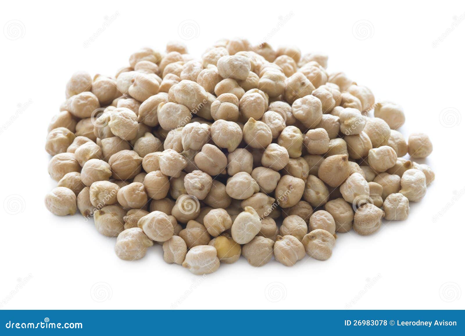 Dry chickpeas on white stock photo. Image of natural 26983078