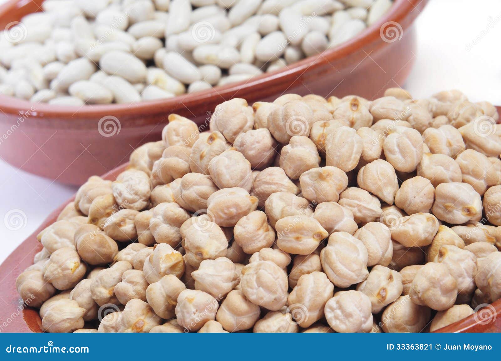 Dry Chickpeas and White Beans Stock Image Image of gram, garbanzo