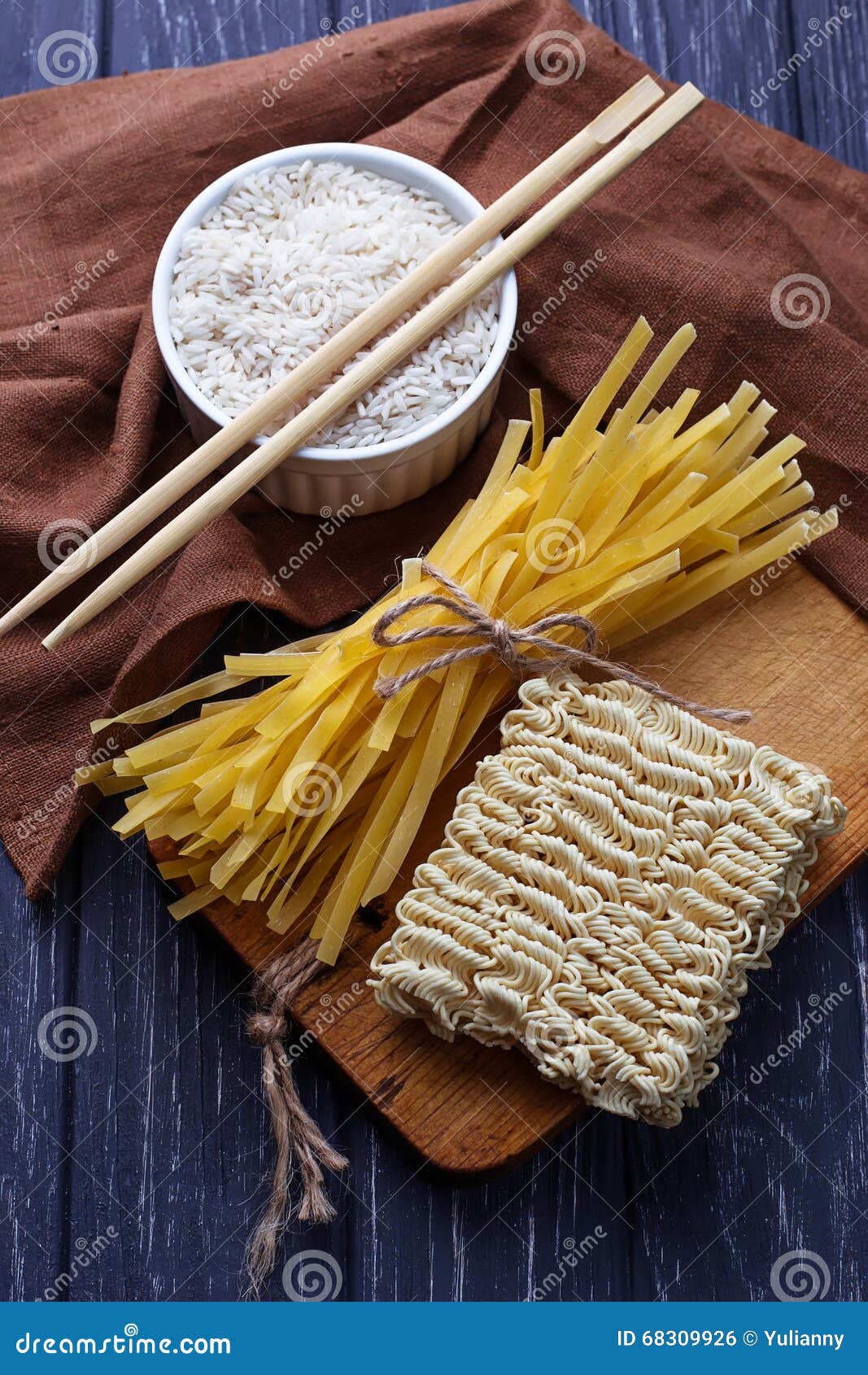 Dry Chinese Egg Noodles and Ramen Stock Photo Image of instant