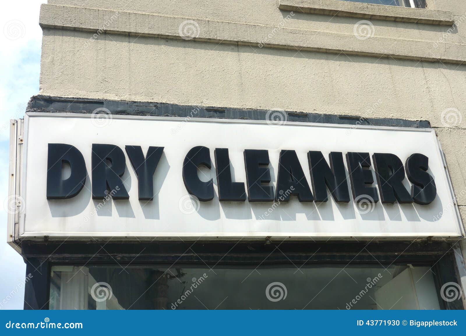 Dry Cleaners stock photo. Image of sign, clean, cleaner 43771930