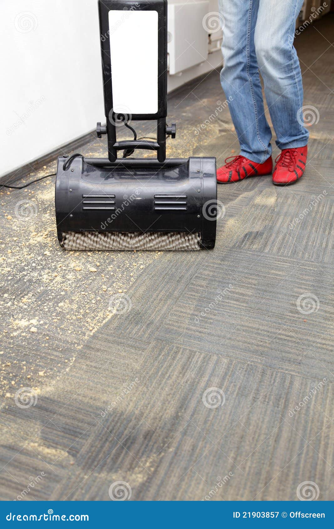 Dry cleaning of carpets stock image. Image of messy, worker 21903857