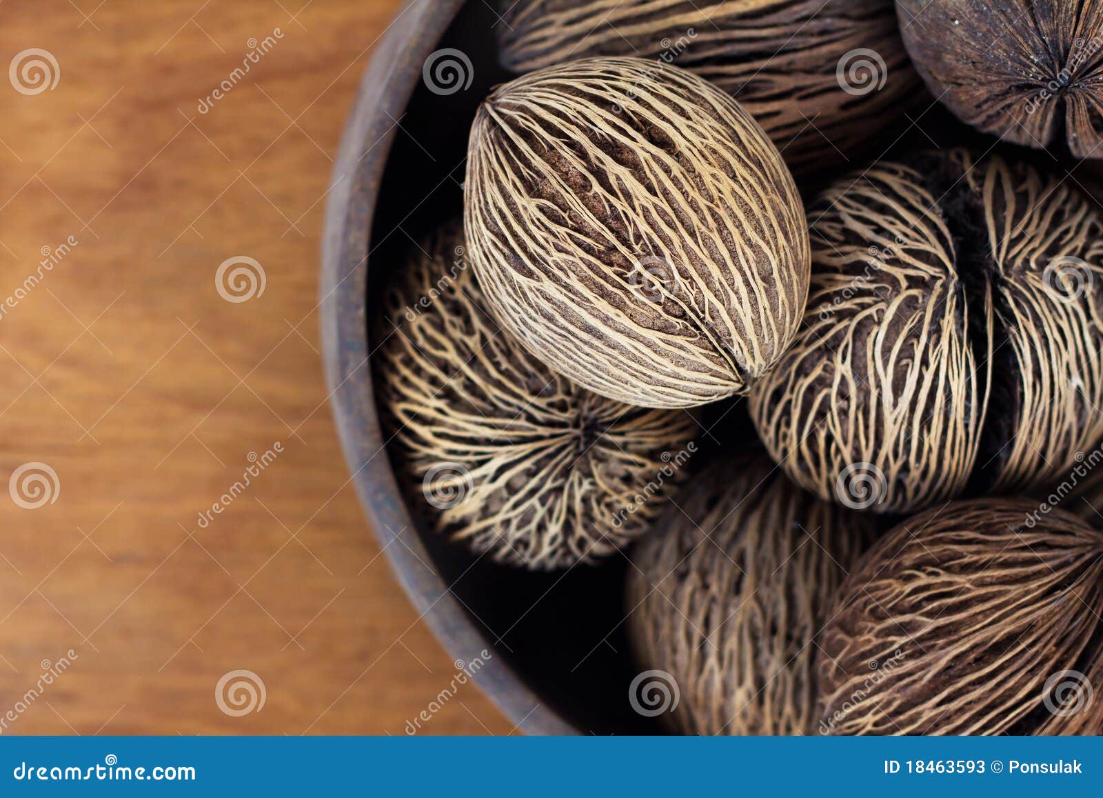 Dry coconut home decor stock image. Image of wood, decorate 18463593