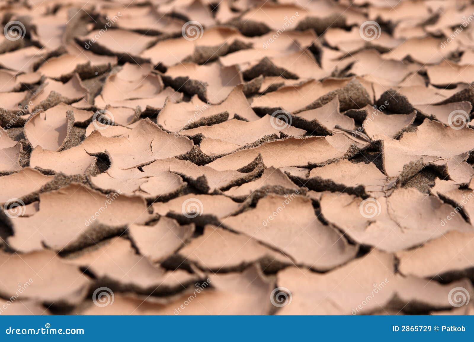 Dry Cracked Sand stock image. Image of dryness, evaporate 2865729