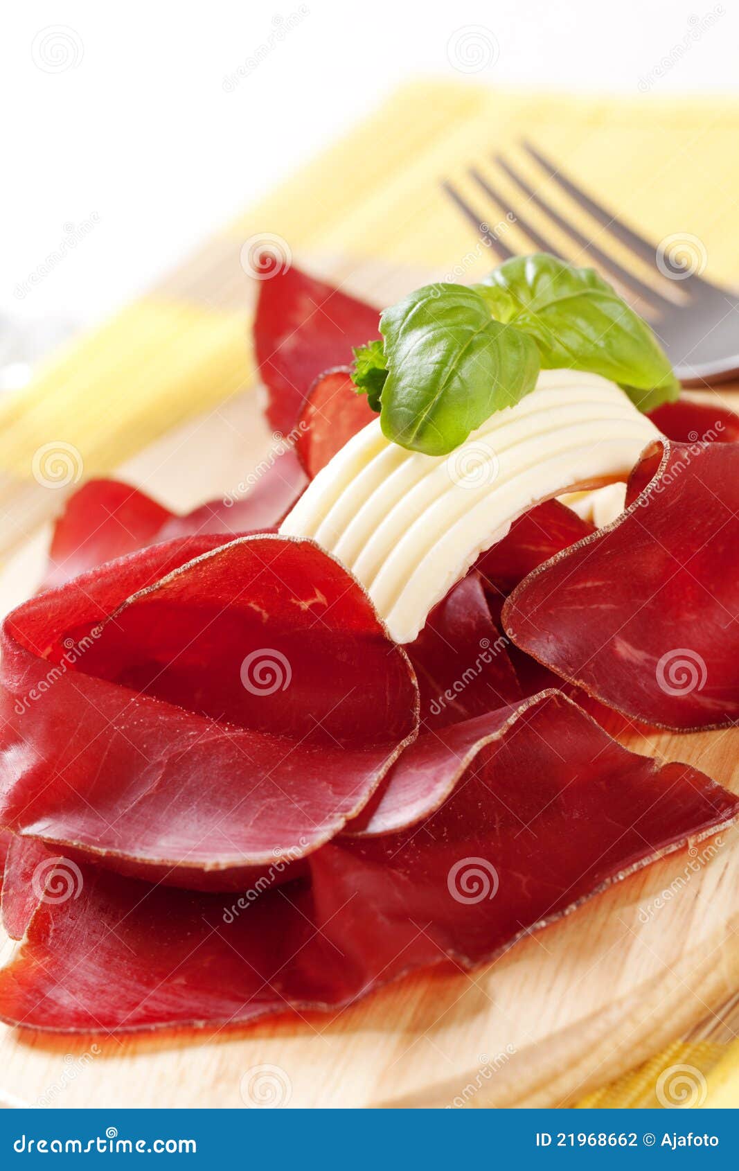 Dry cured ham stock photo. Image of loin, parma, fork 21968662