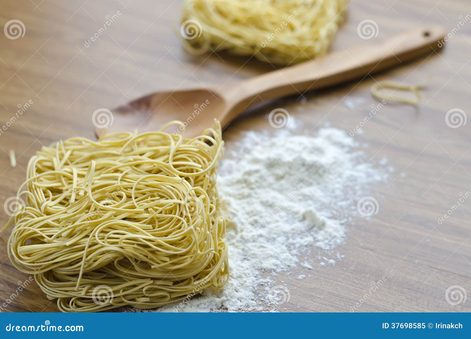 Dry egg noodles stock image. Image of horizontal, italian 37698585