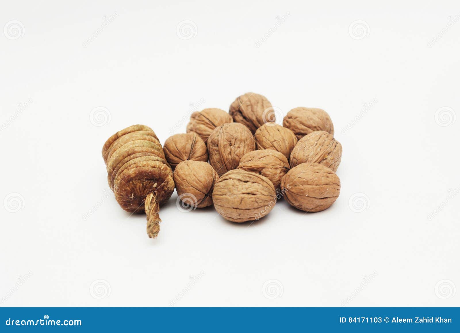 Dry figs and Walnuts stock image. Image of flavour, tasty 84171103