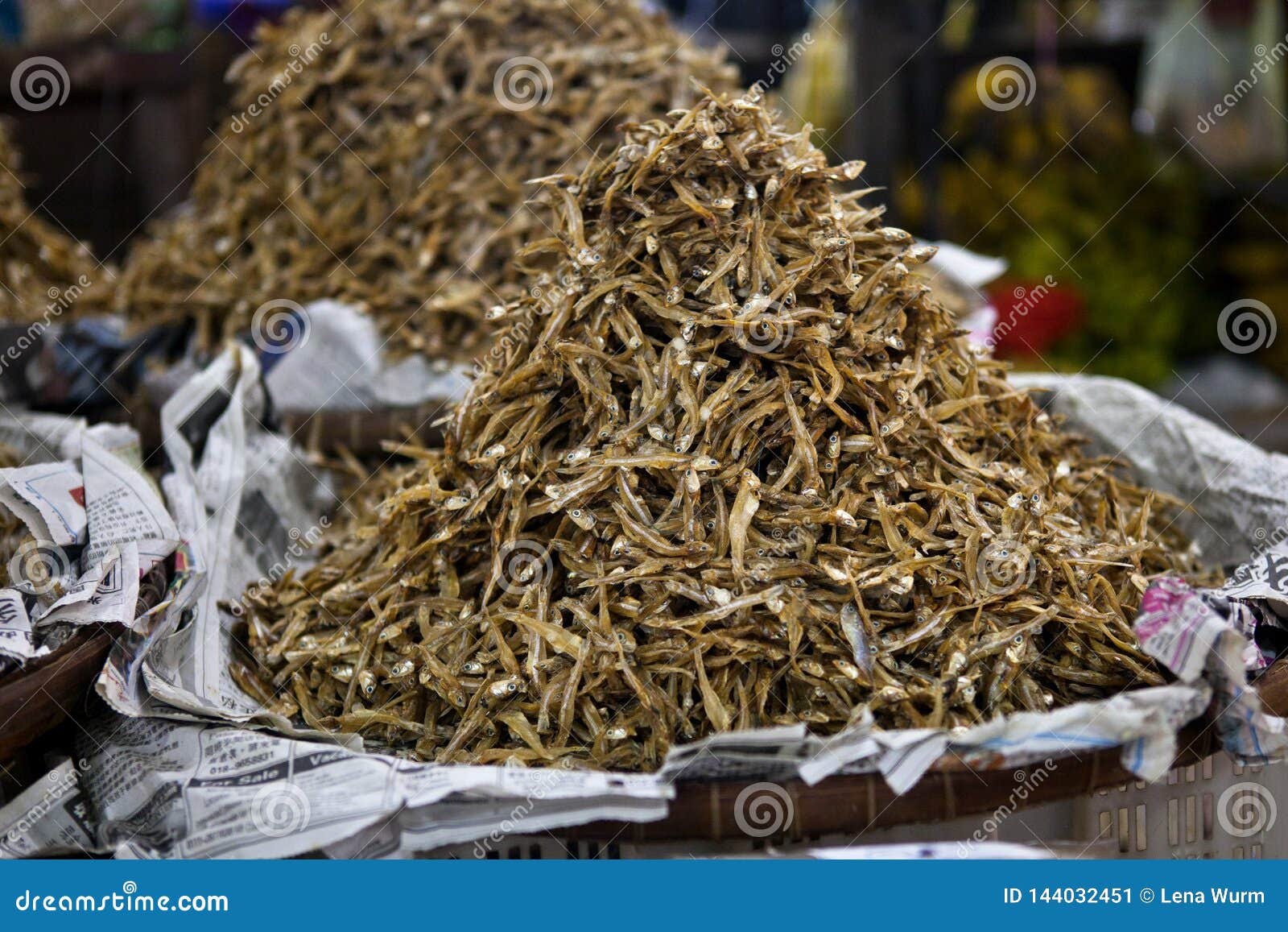 Dry Fish in the Market in Malaysia Editorial Photo Image of asia