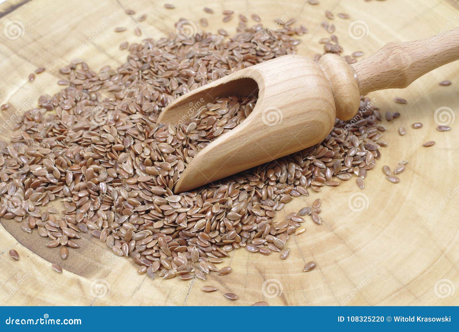 Dry flax seeds stock photo. Image of health, flax, healthy 108325220