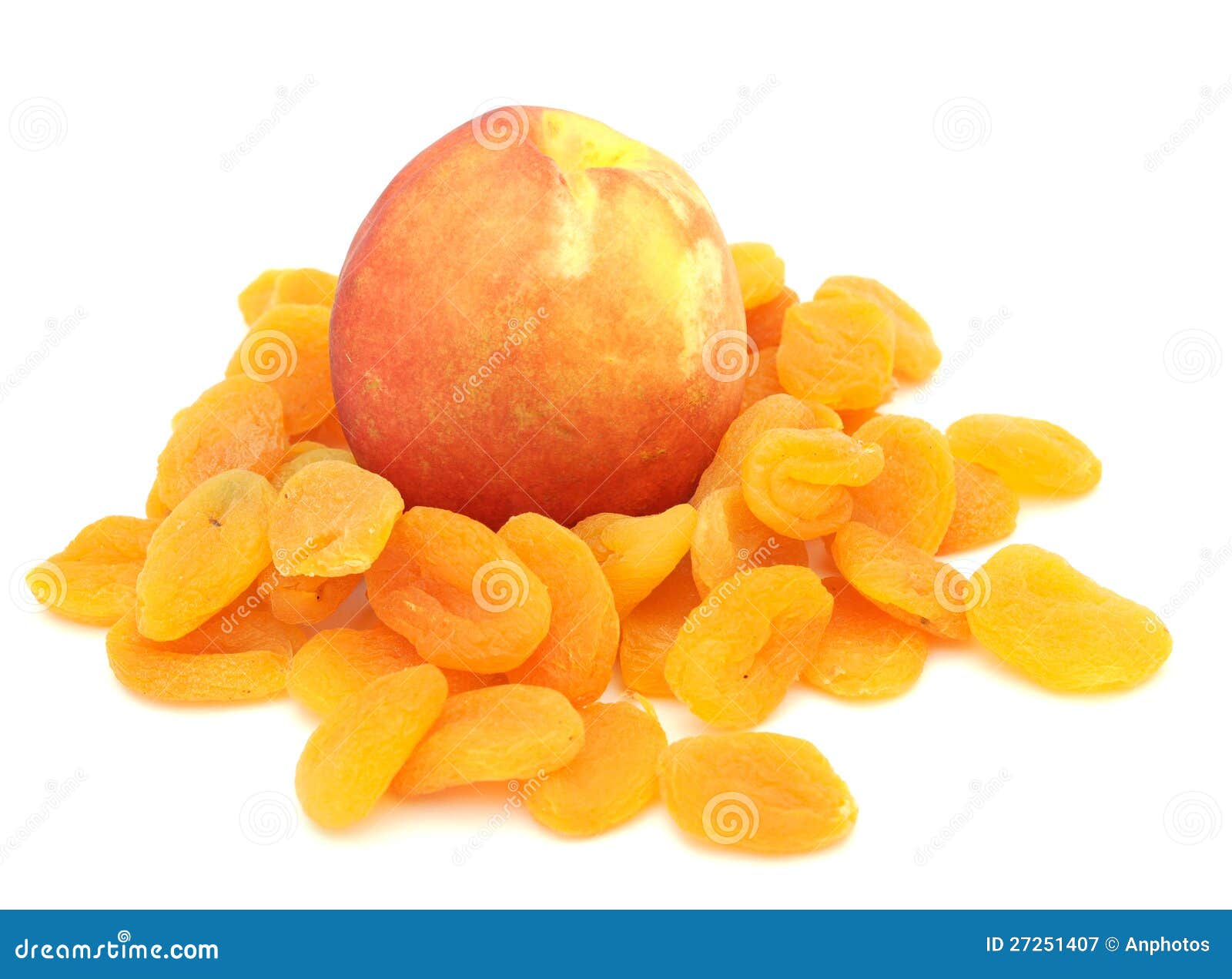 Dry and fresh apricots stock image. Image of desserts 27251407