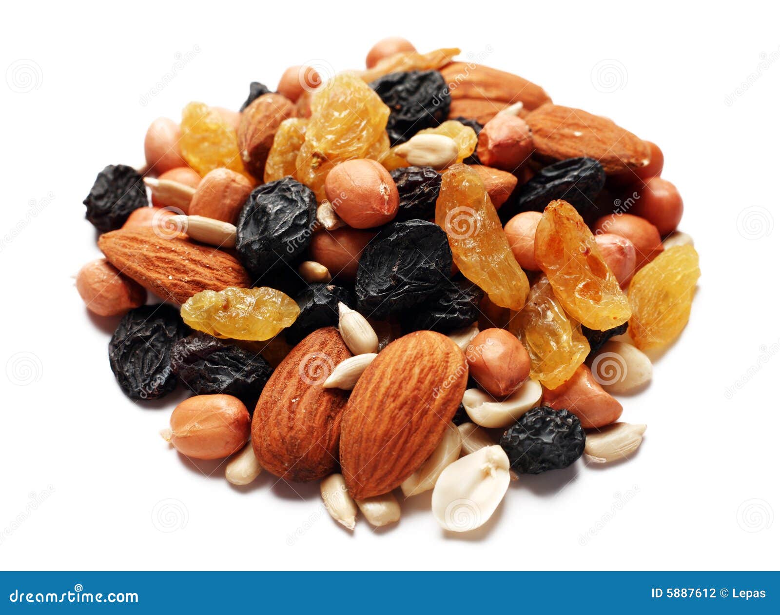Dry fruit and nut stock photo. Image of heap, snack, brown 5887612