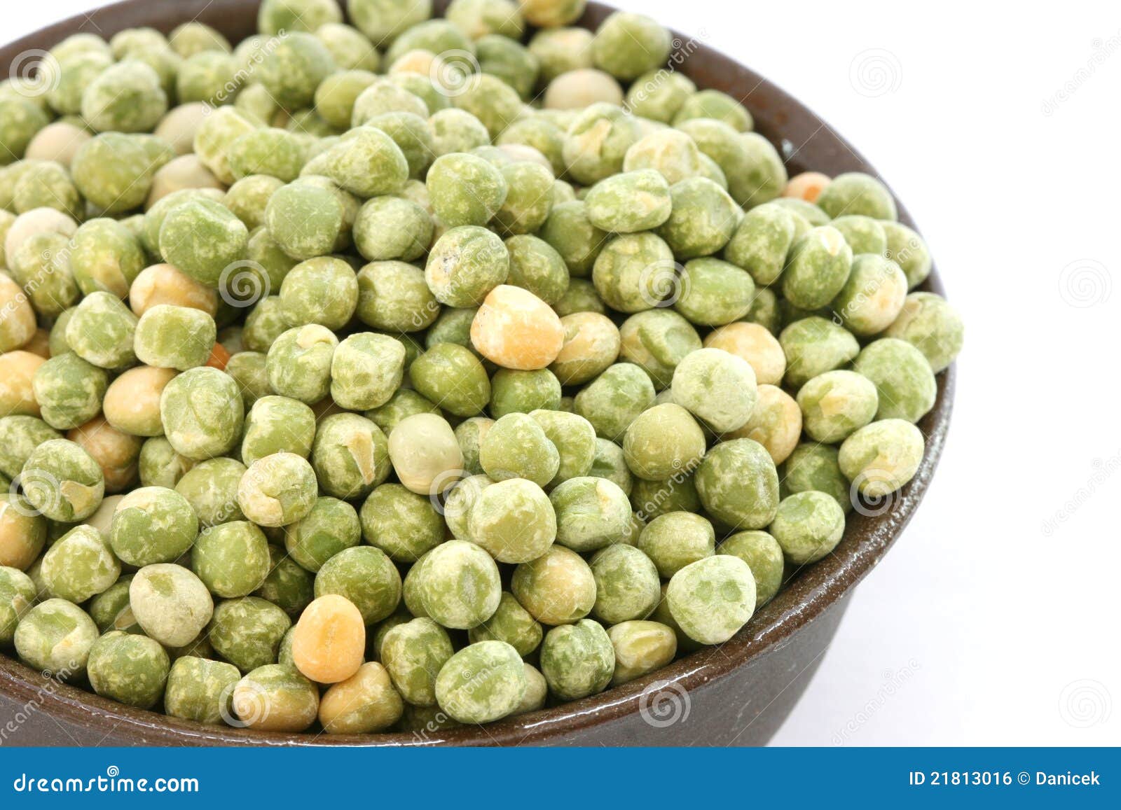 Dry Green Pea on White Background Stock Photo Image of legume, food