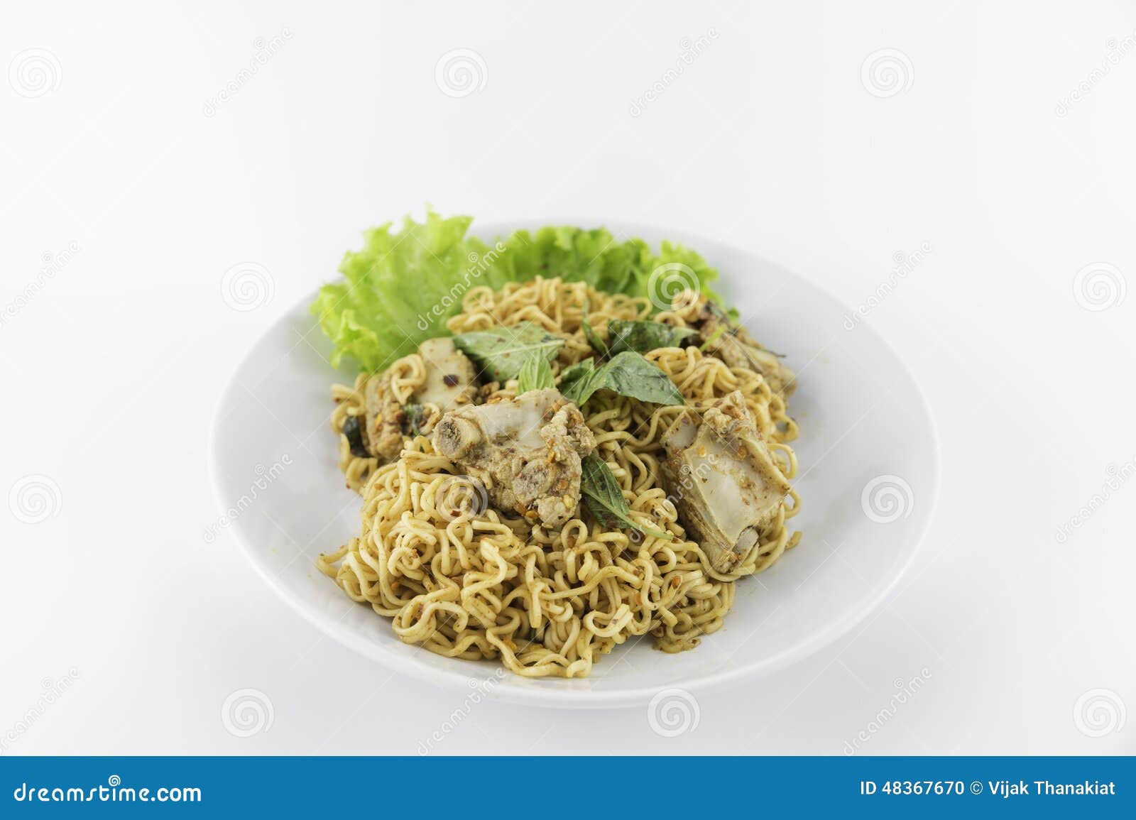 Dry Instant Noodle stock photo. Image of breakfast, ingredient 48367670