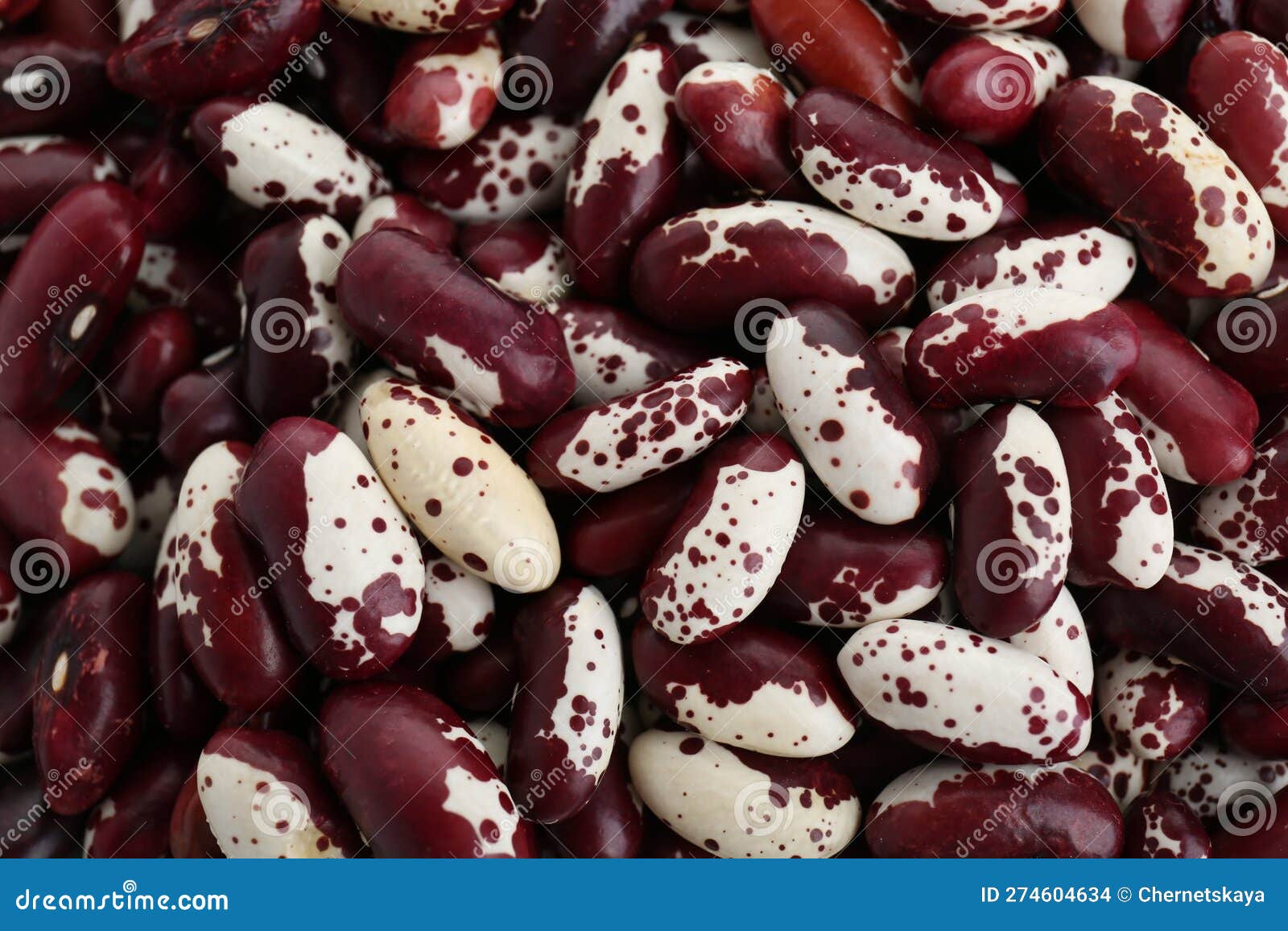 Dry Kidney Beans As Background, Top View Stock Photo Image of seed