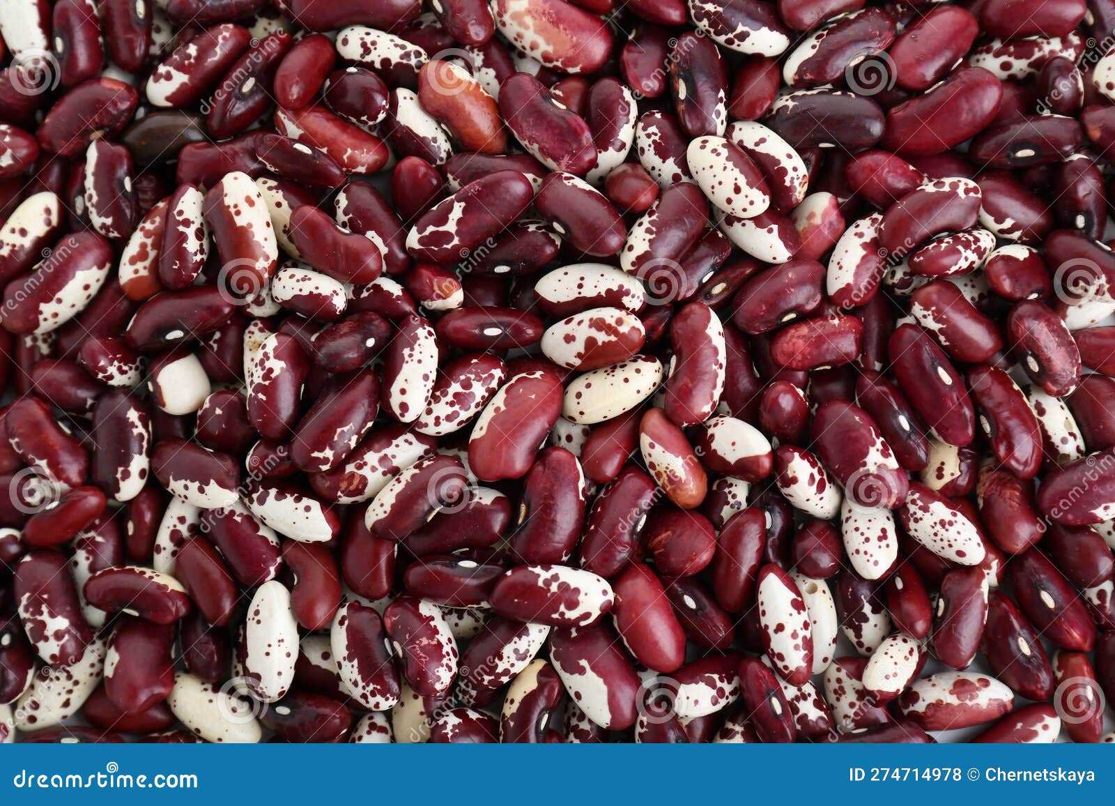 Dry Kidney Beans As Background, Top View Stock Photo Image of