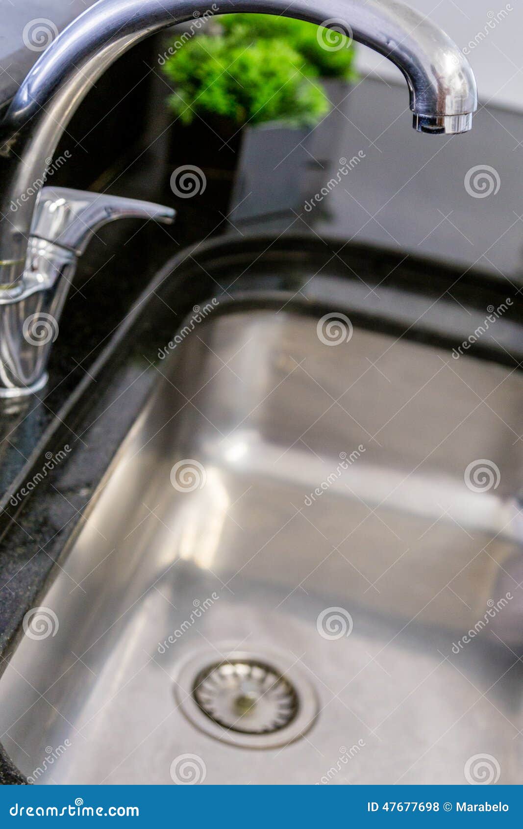 Dry Kitchen Faucet Water Rationing Stock Photo Image Of