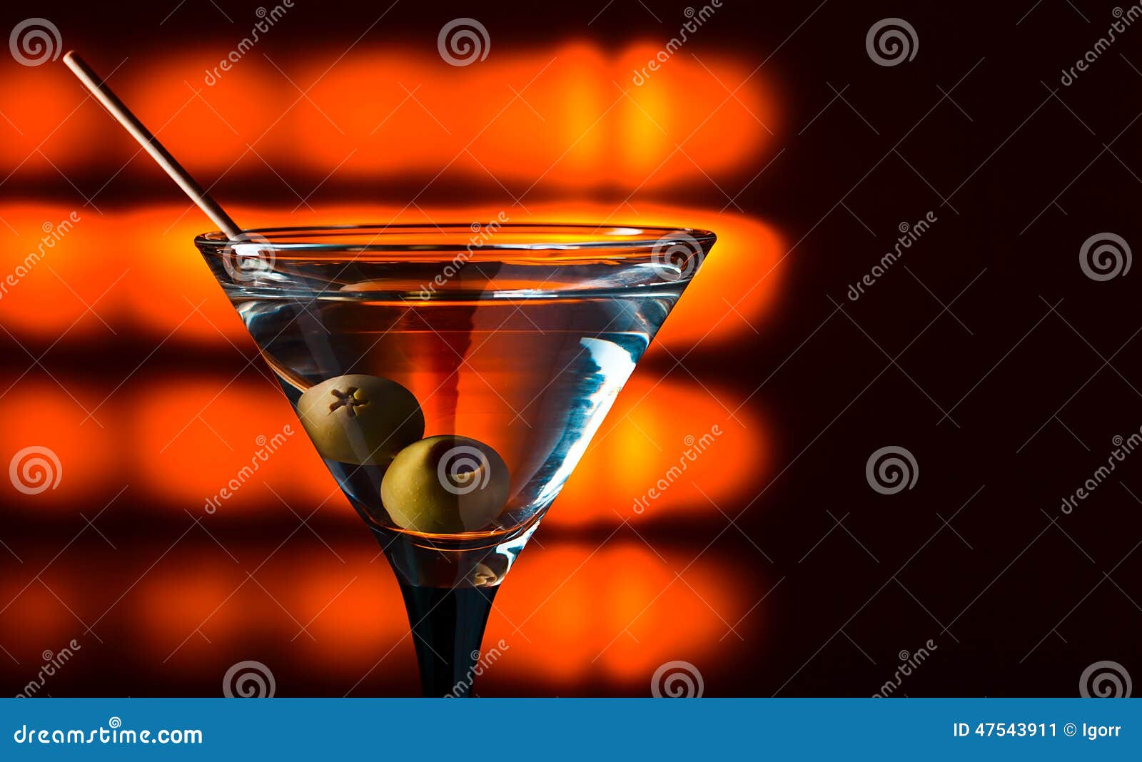 Dry martini with olives stock image. Image of food, refreshment 47543911