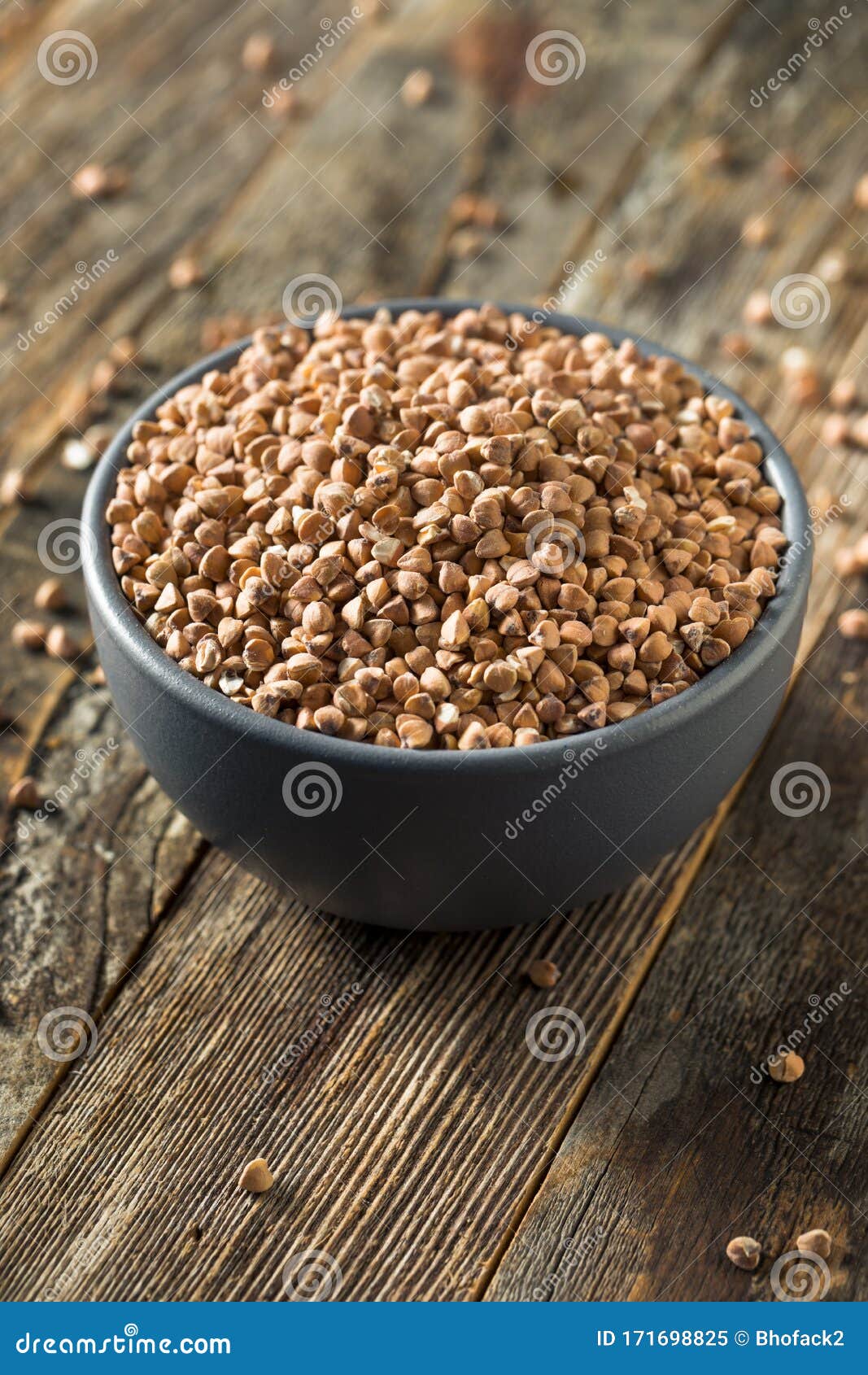 Dry Organic Roasted Buckwheat Stock Image Image of cuisine, groats