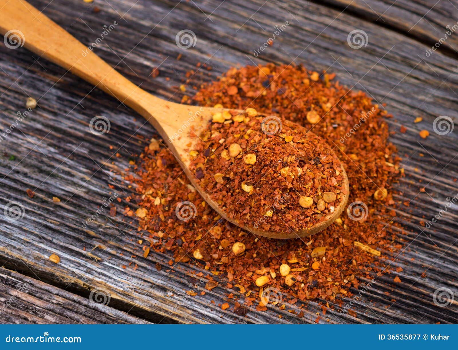 Dry paprika stock image. Image of powder, spoon, healthy 36535877
