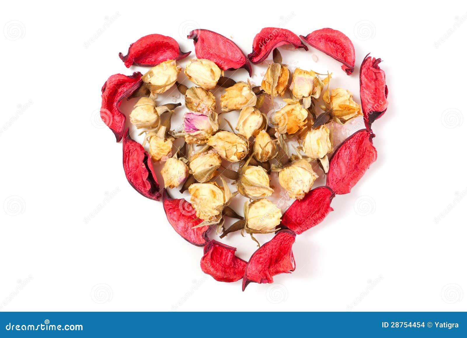 Dry Red Rose Petals and Rose Buds Stock Photo Image of passion, gift
