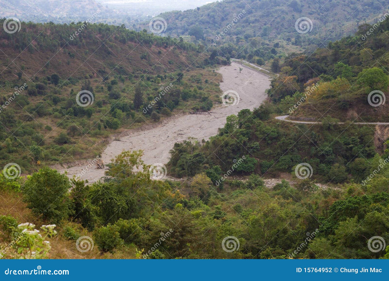 dry river bed in timor leste