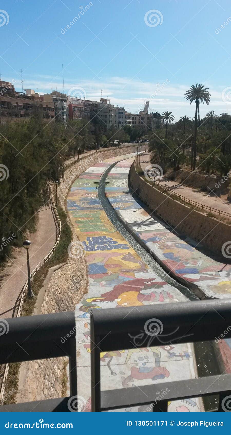 Dry river editorial photo. Image of elche, spanish, riverbed 130501171