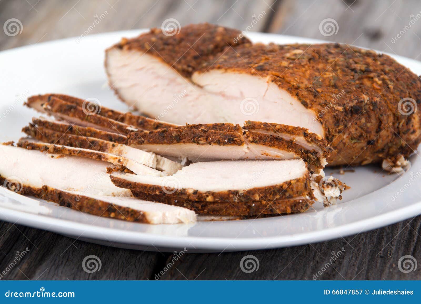 Dry rub turkey breast stock image. Image of spice, view 66847857