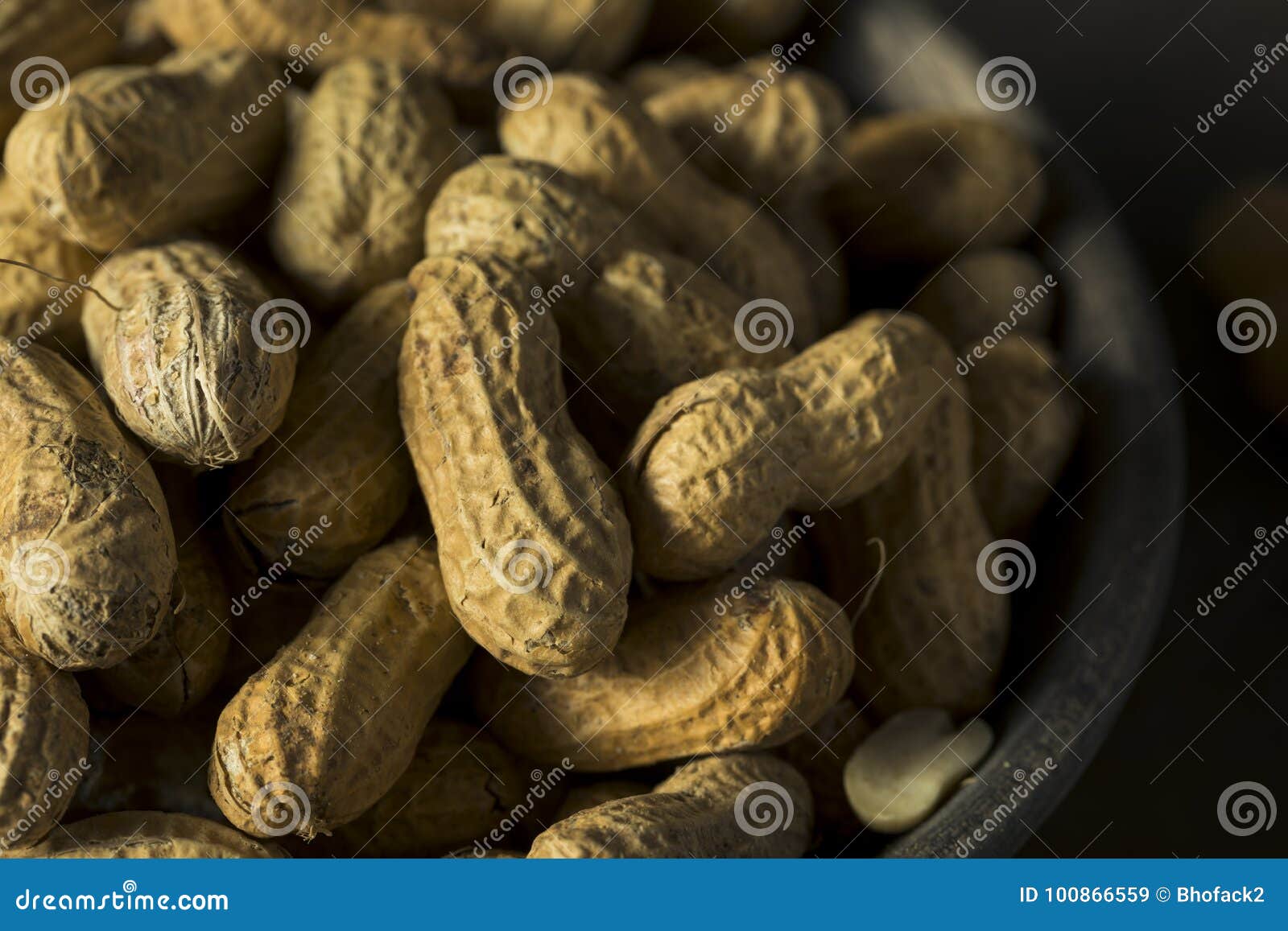 Dry Salted Roasted Shelled Peanuts Stock Image Image of peanuts