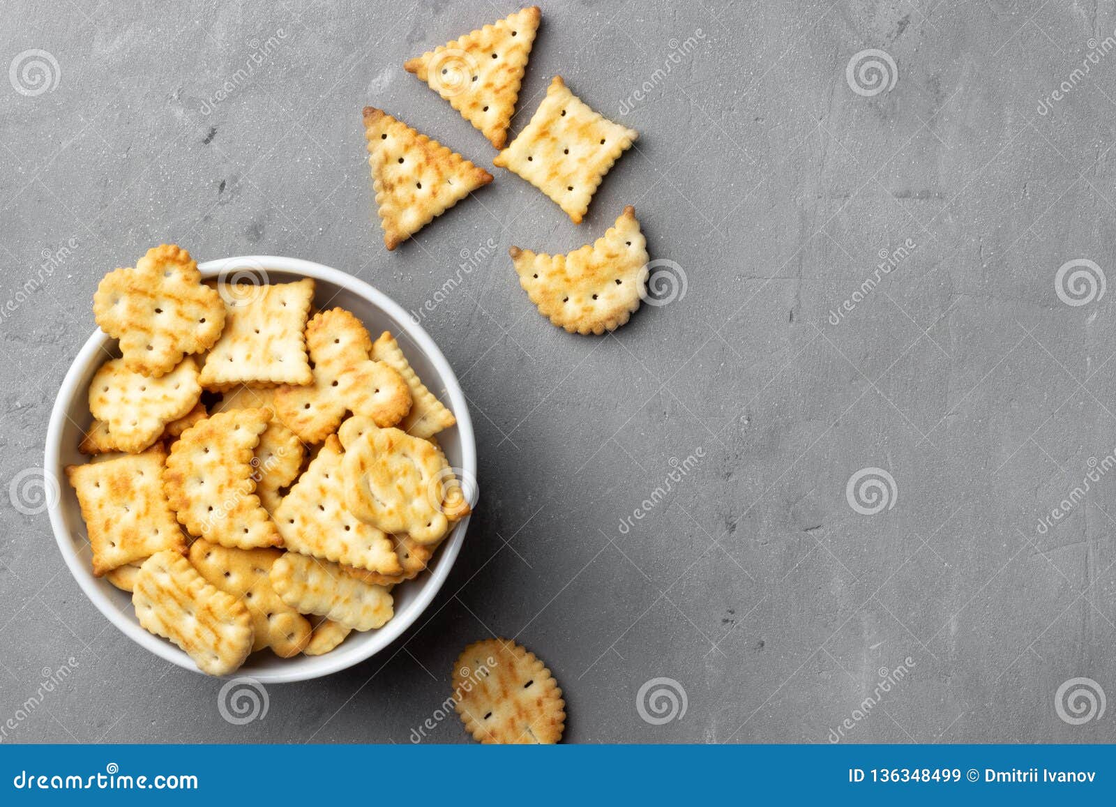 Dry salty cracker cookies stock image. Image of appetizer 136348499