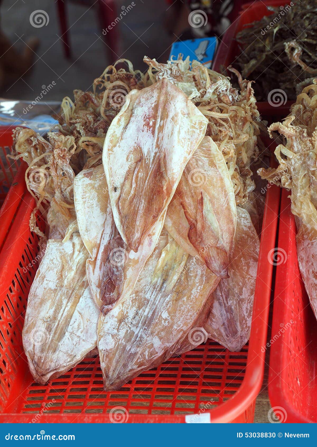Dry squid stock photo. Image of diet, dining, protein 53038830