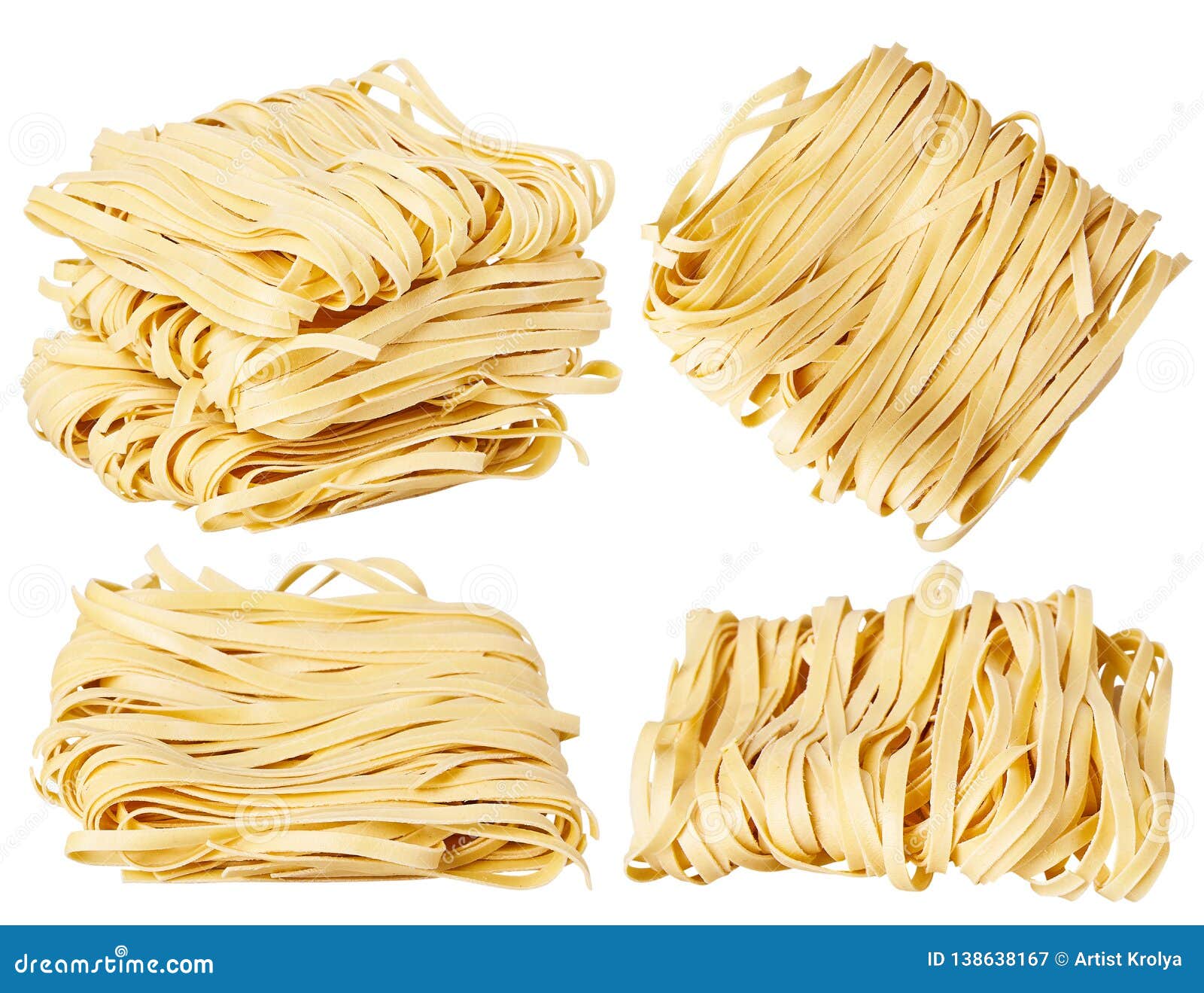 dry thin rolled noodles square . capelli d`angelo, angel`s hair - pasta.