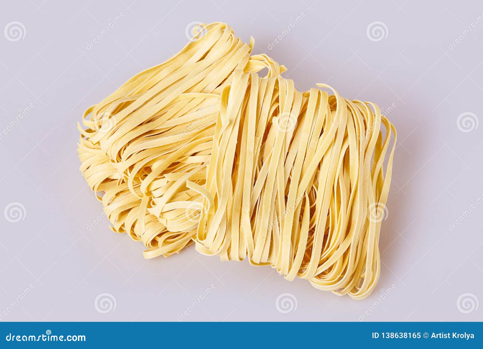 dry thin rolled noodles square . capelli d`angelo, angel`s hair - pasta.