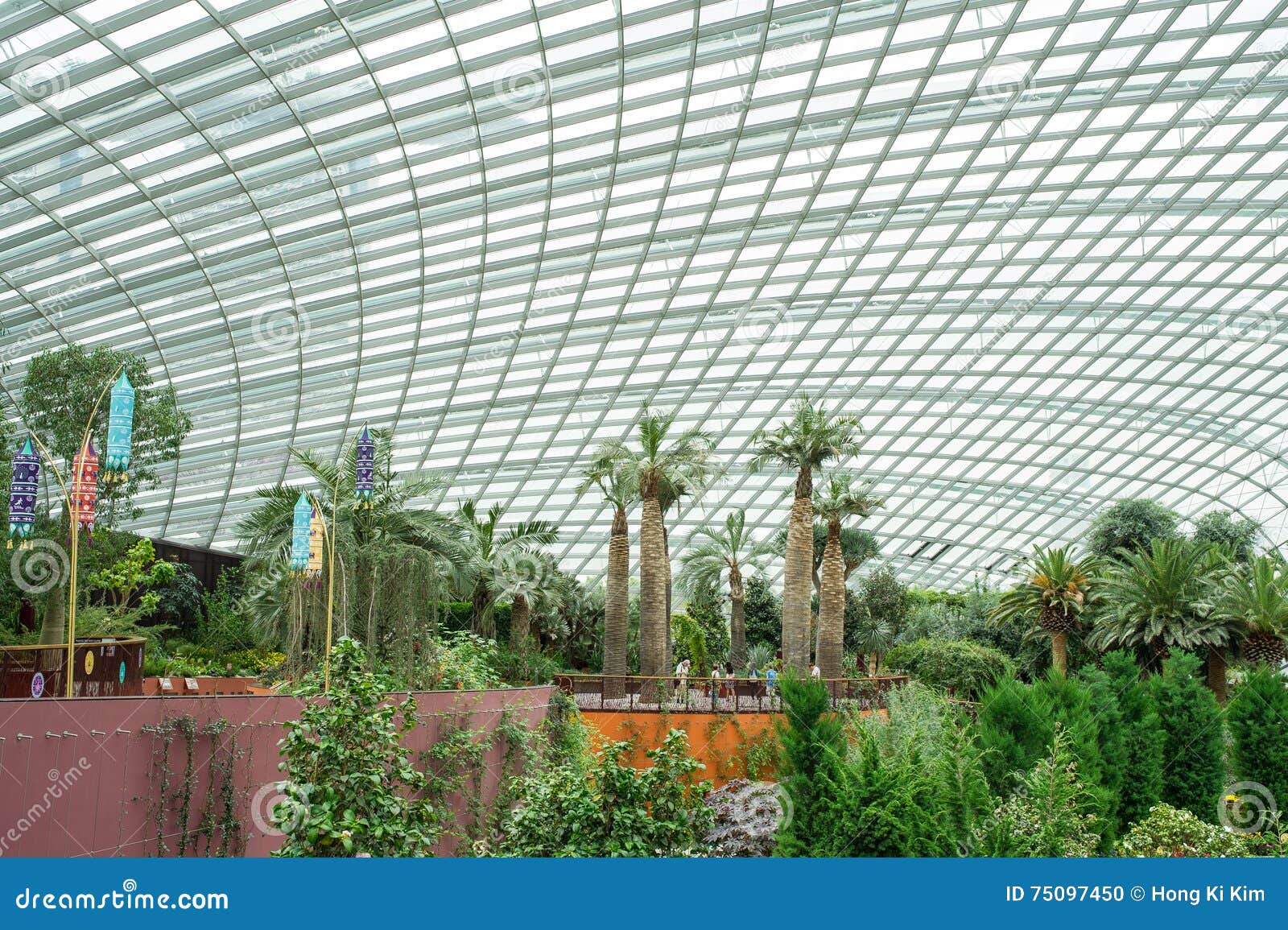 Dry Weather Dome Of Botanic Garden Singapore Editorial Image Image Of Building Beautiful 75097450