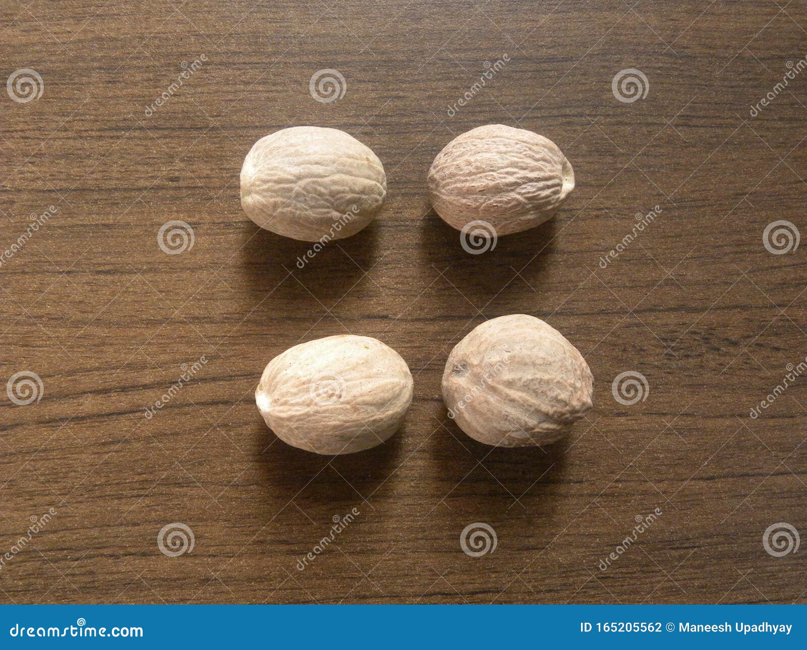 Dry whole Nutmeg seeds stock photo. Image of macro, jaiphal 165205562