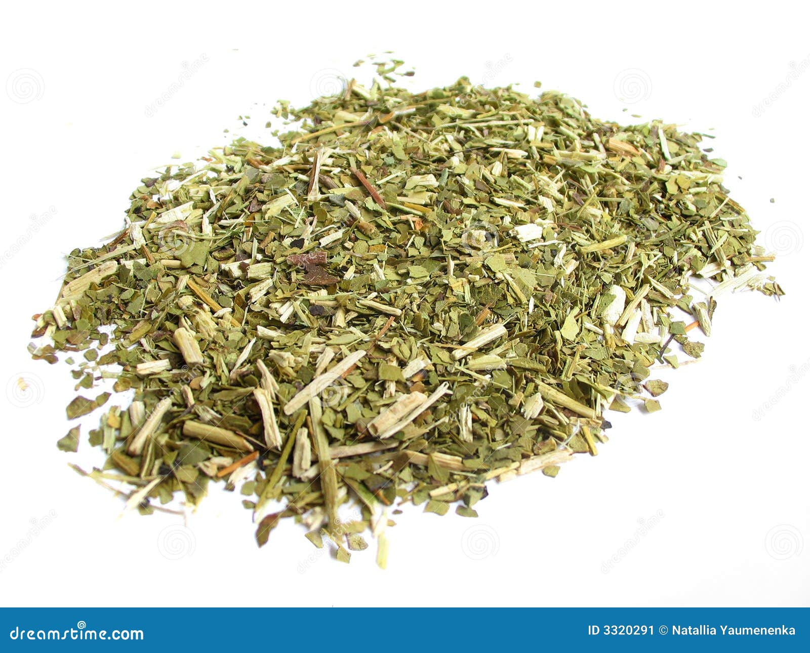 Dry yerba mate leaves stock image. Image of white, green 3320291