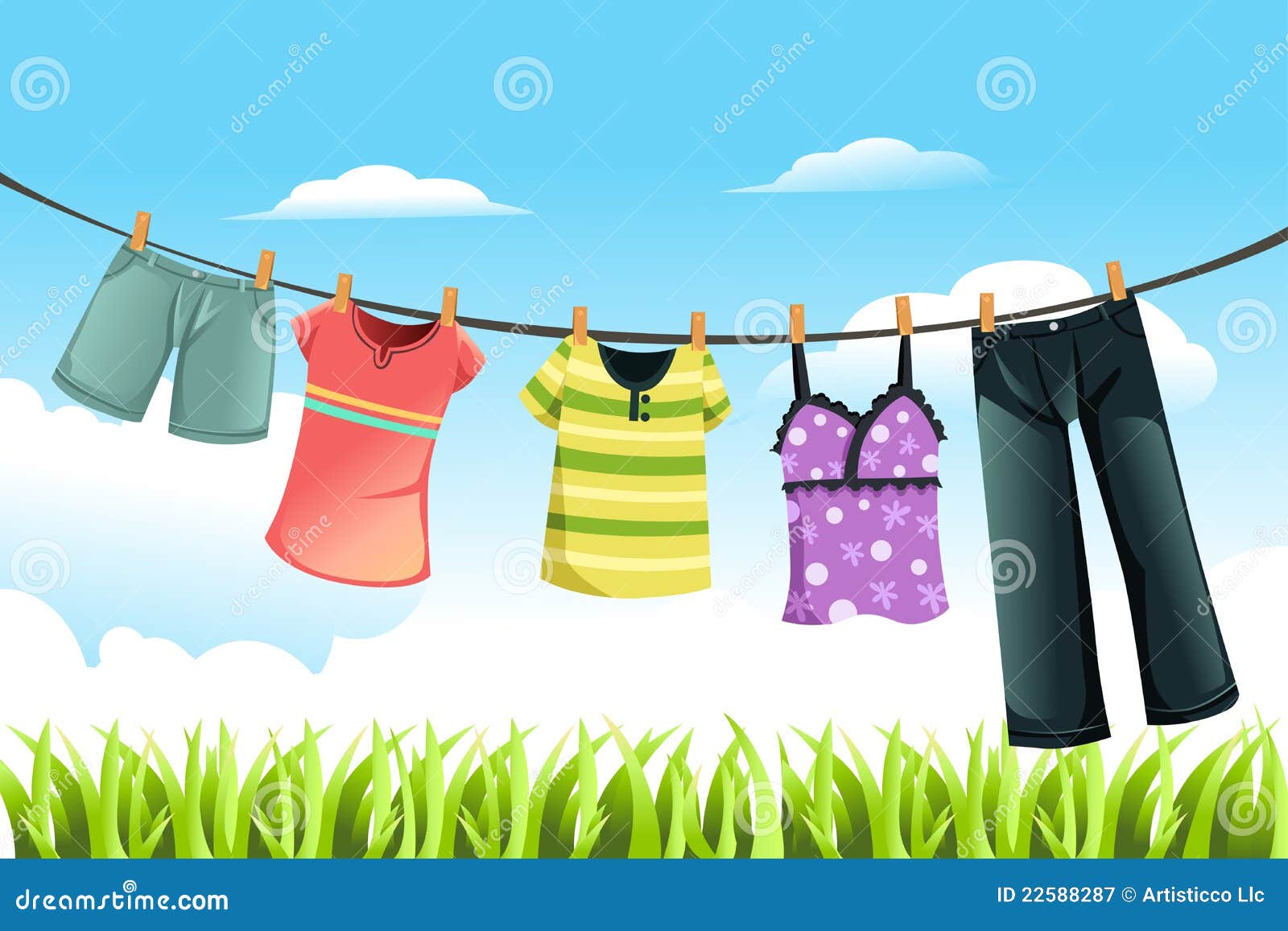 Summer Clothes Stock Illustrations – 101,321 Summer Clothes Stock  Illustrations, Vectors & Clipart - Dreamstime