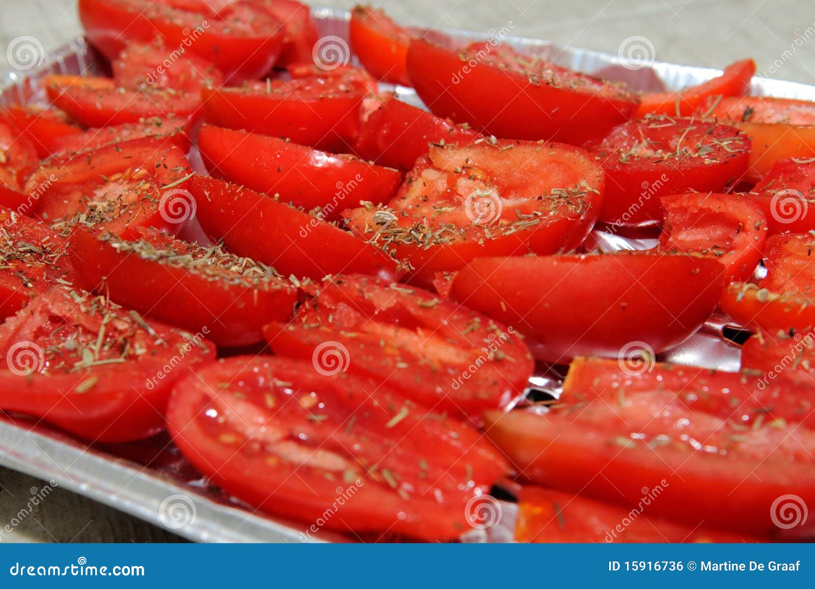 Drying Tomatoes stock photo. Image of sliced, vegetable 15916736