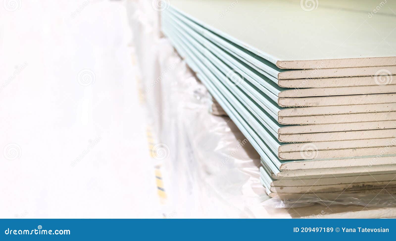 Drywall is Sold in the Store. Selective Focus Stock Image Image of goods, merchandise 209497189