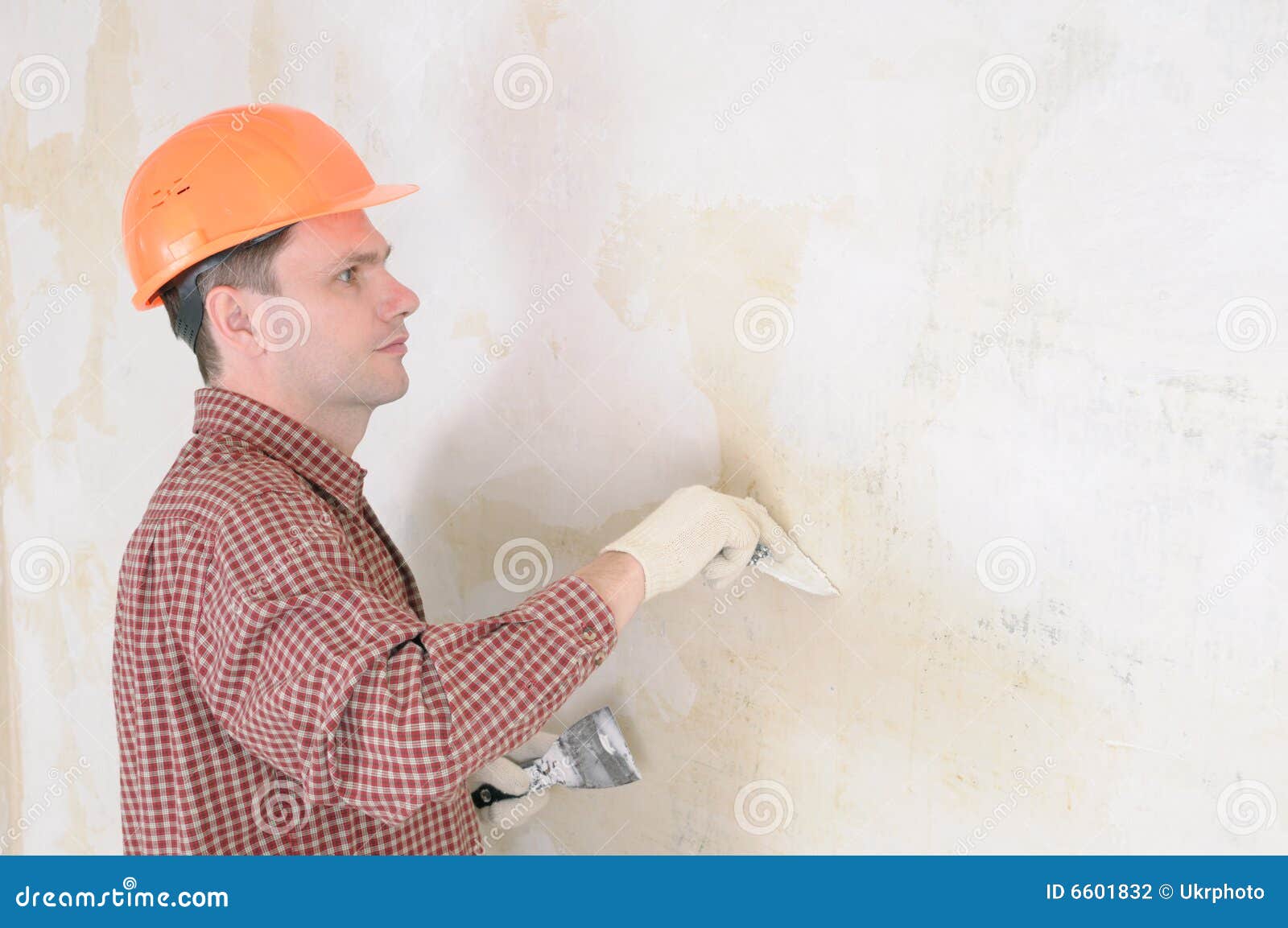 Drywall taping contractor stock photo. Image of contractor 6601832