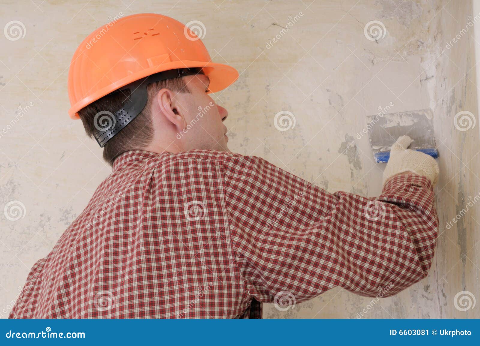 Drywall taping contractor stock image. Image of wall, structure 6603081