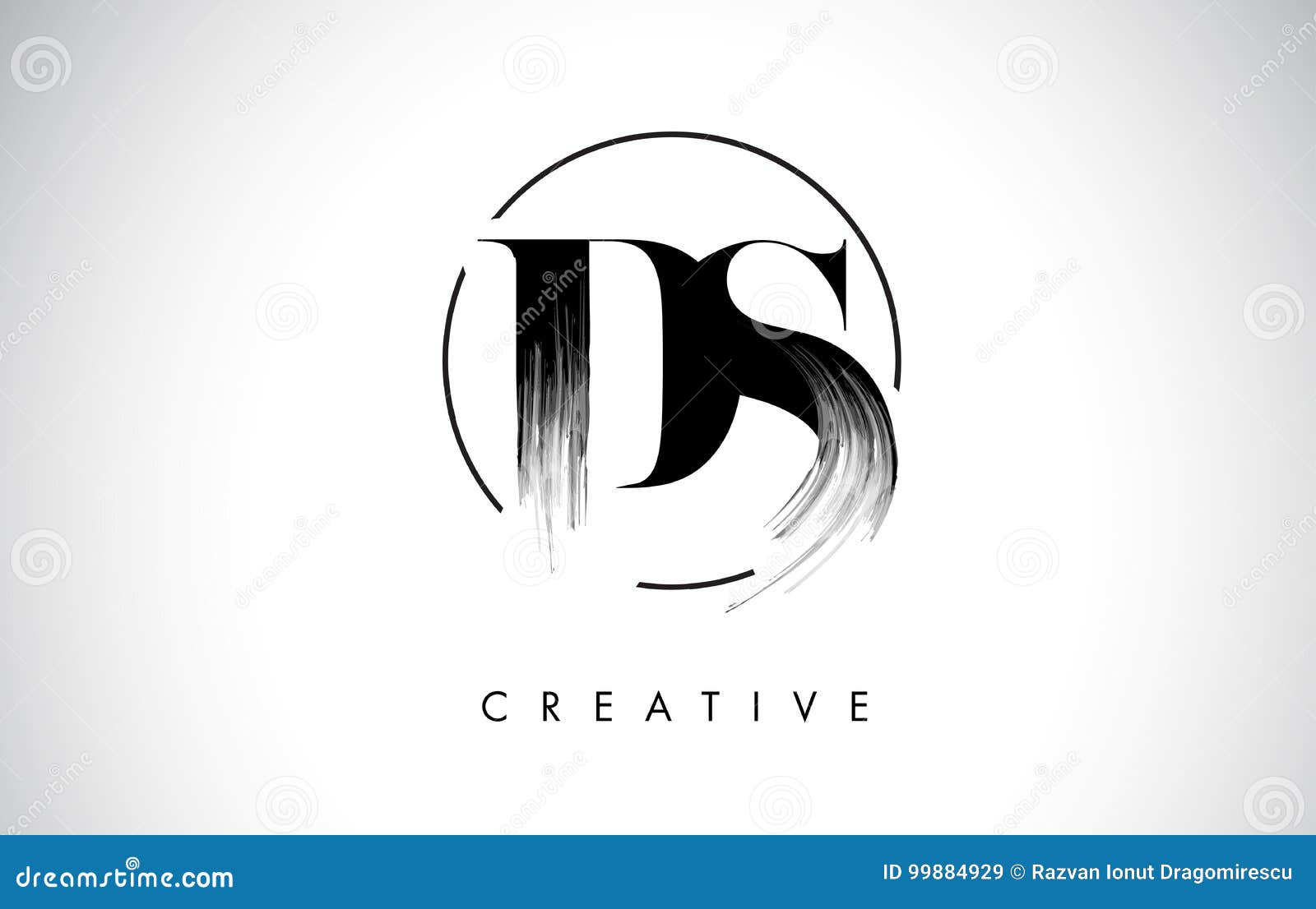 https://thumbs.dreamstime.com/z/ds-brush-stroke-letter-logo-design-black-paint-leters-icon-elegant-circle-vector-99884929.jpg