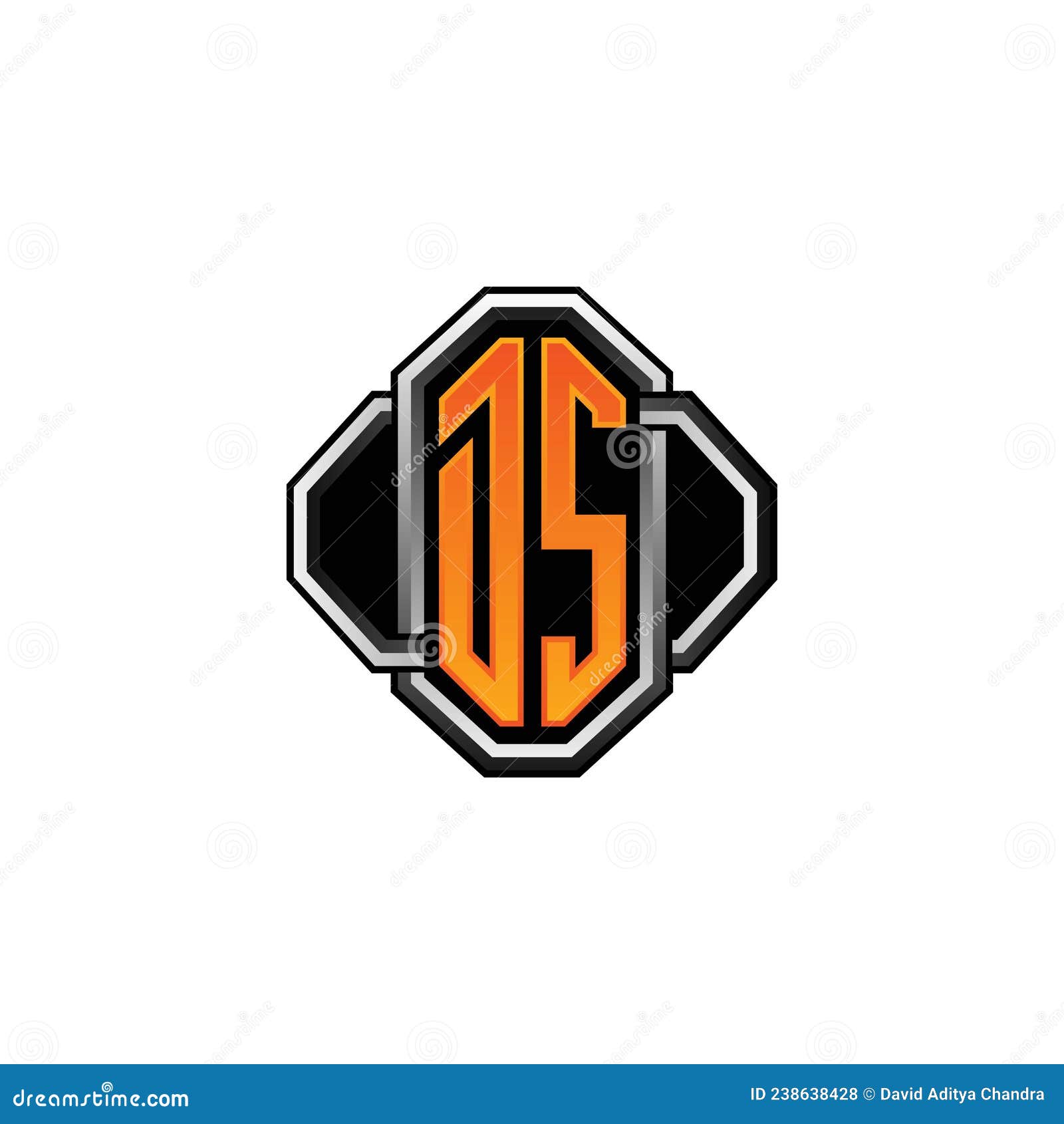 Initial letter shape s slash logo sign symbol icon