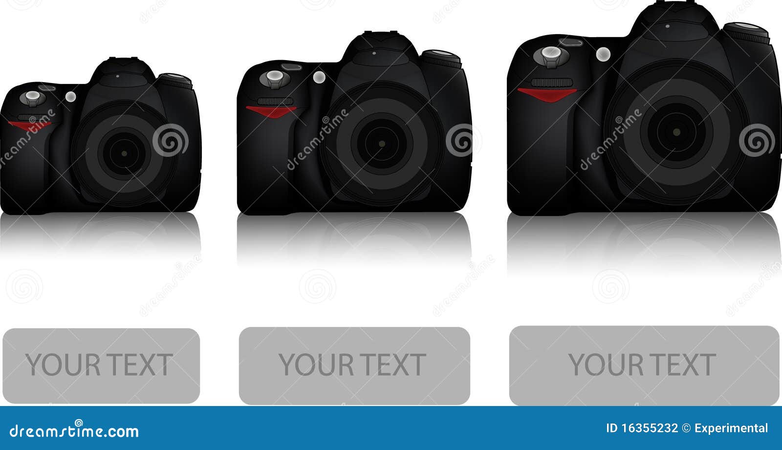 DSLR Camera stock vector. Illustration of conceptual - 16355232