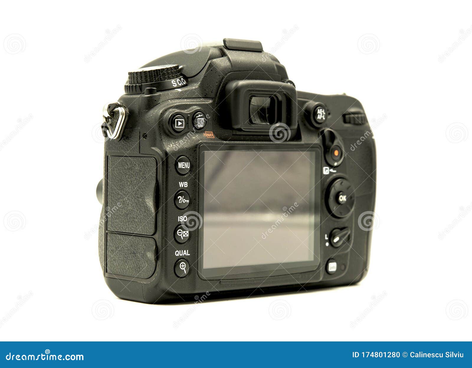 Dslr camera details stock photo. Image of electronic 174801280