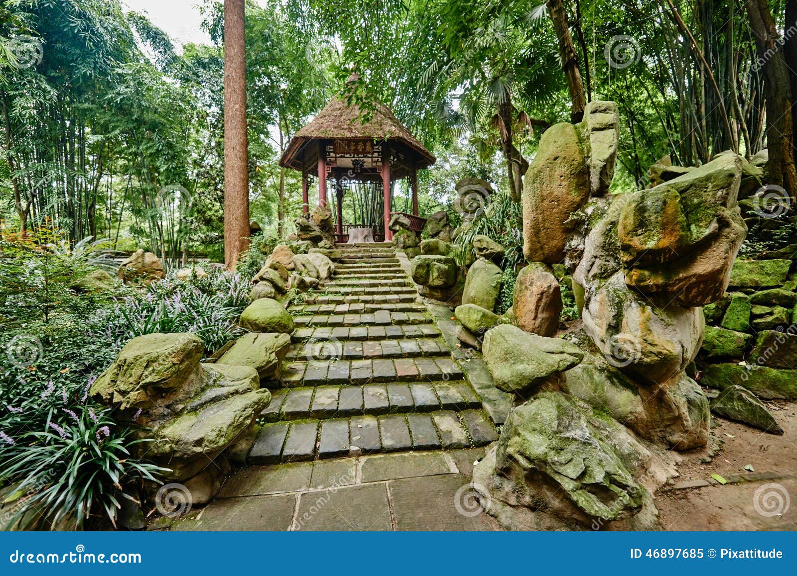 Du Fu Thatched Cottage Chengdu Sichuan China Stock Image Image