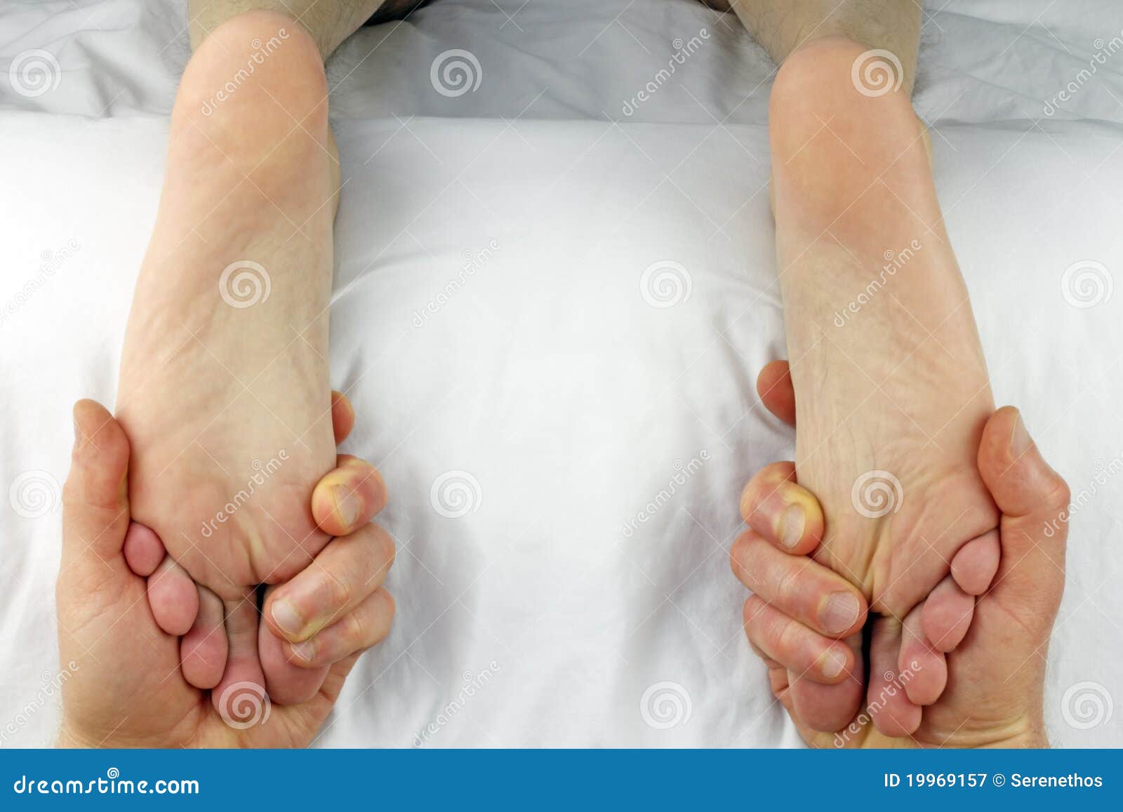 Dual Foot Rub Royalty Free Stock Photography Image 19969157