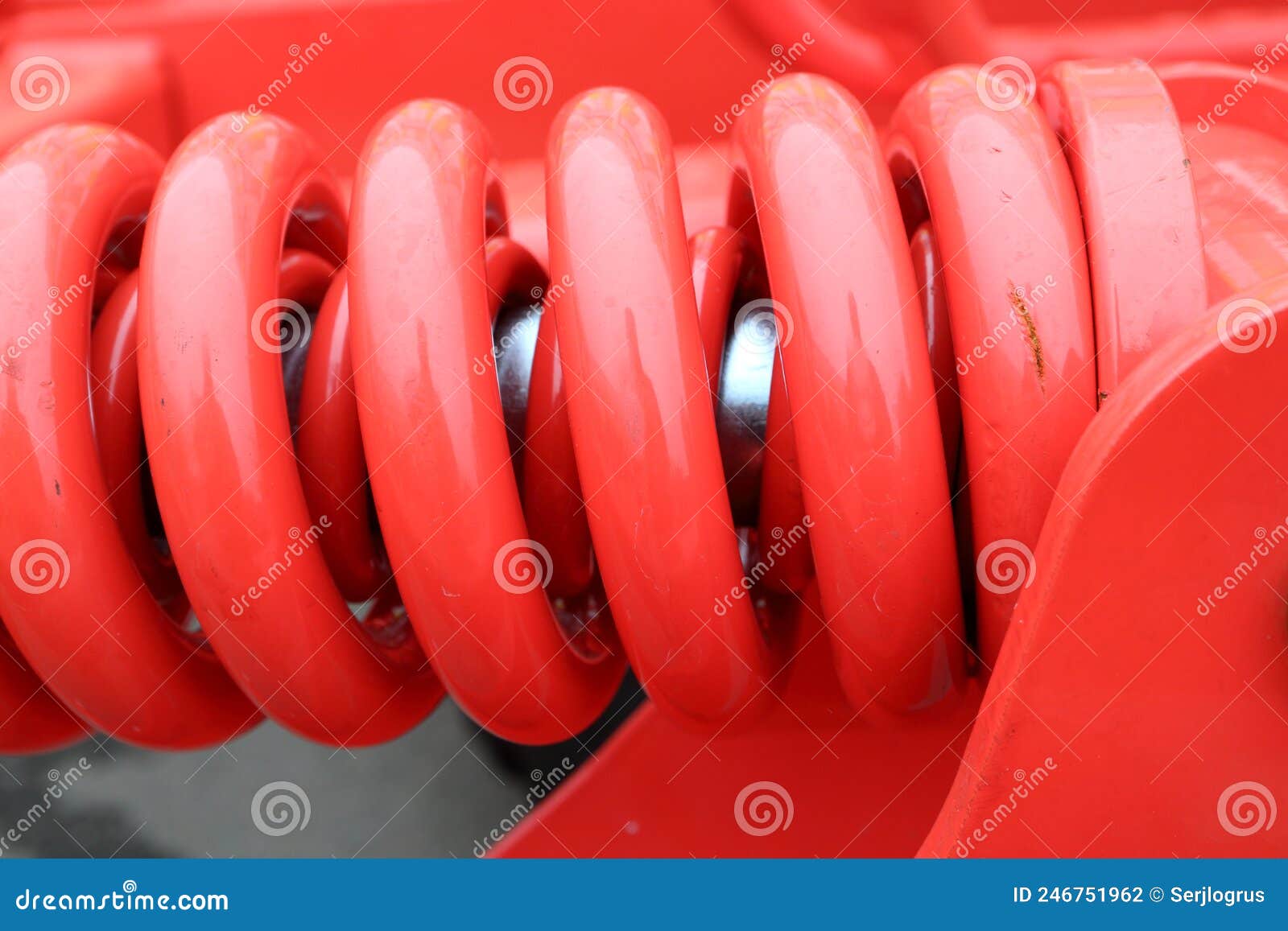 Dual suspension spring stock photo. Image of machine 246751962