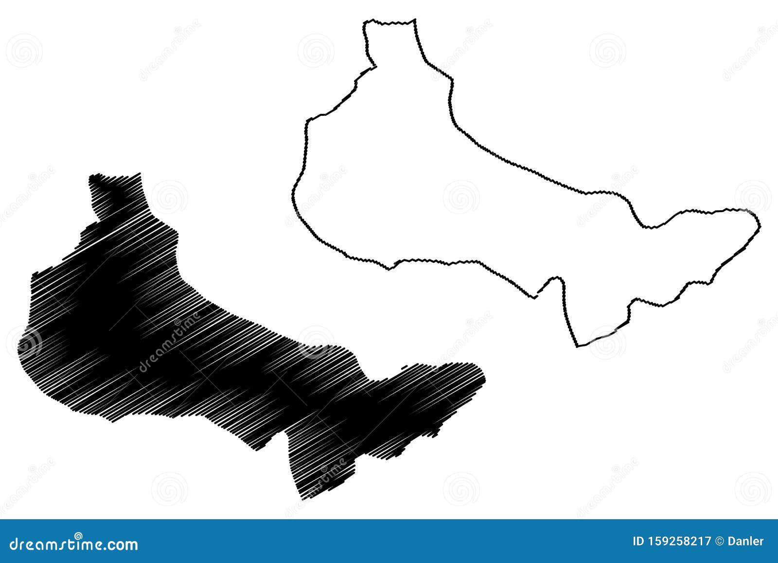 duarte province dominican republic, hispaniola, provinces of the dominican republic map  , scribble sketch