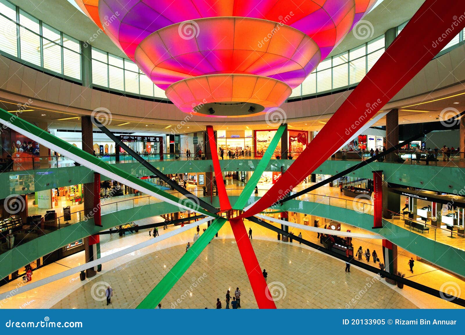 The Dubai Mall editorial image. Image of design, floor 20133905